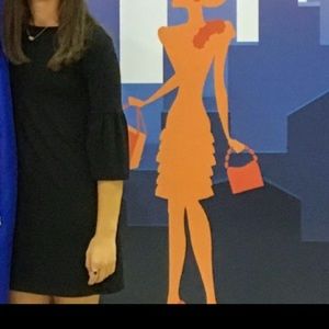 Black Dress with Belle Sleeves